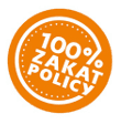 100% Zakat Policy Logo